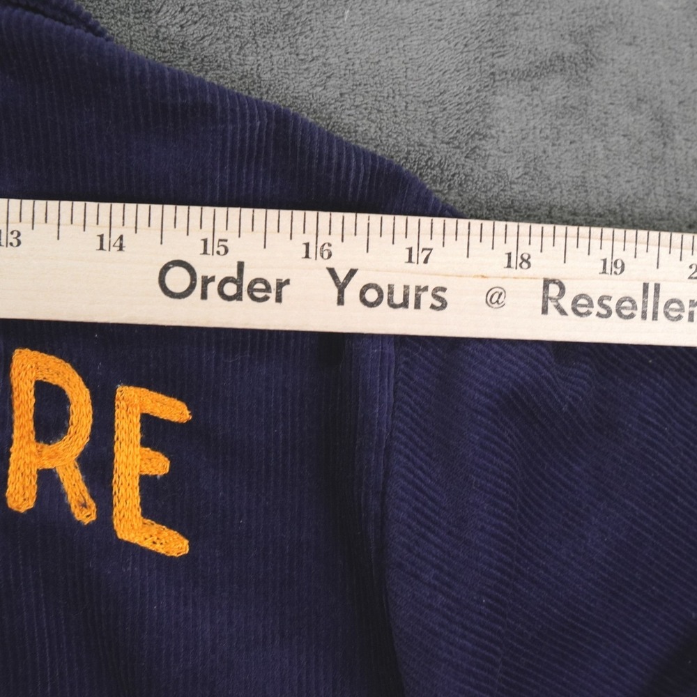 VTG 80s National FFA Jacket Men 36 Blue Manchester New Hampshire Corduroy Gerry - Picture 9 of 15